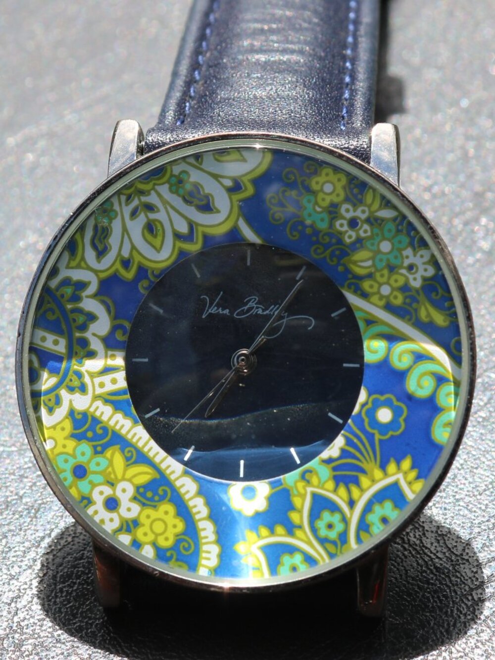 retired Vera Bradley Quartz Watch featuring the "Buttercup" Signature Pattern